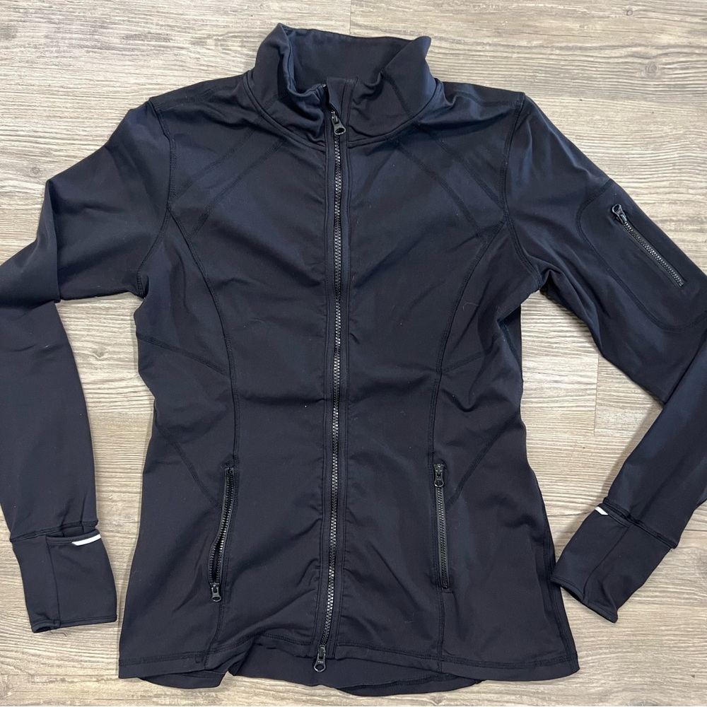Joia NYC Performance Black Full Zip Runners Jacket Med